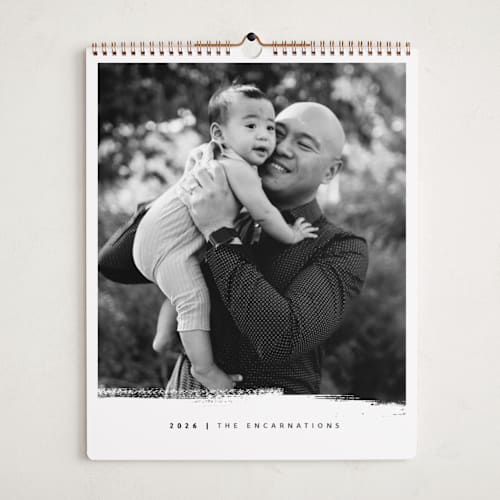 This is a chalk photo calendars by Sumak Studio called a little bit of paint printing on premium calendar paper in grand