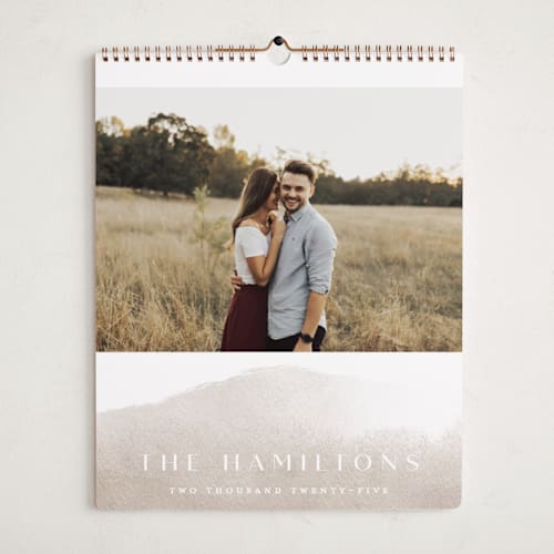 This is a sand photo calendars by Heather Cairl called sand printing on premium calendar paper in grand