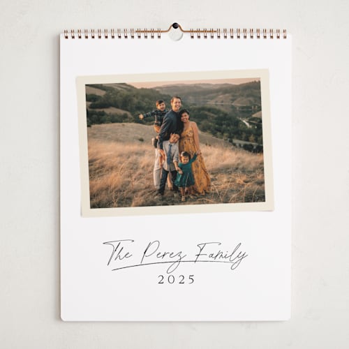 This is a parchment photo calendars by Kaydi Bishop called signature snapshot printing on premium calendar paper in grand