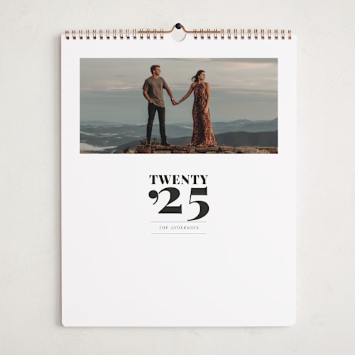 This is a onix photo calendars by Pati Cascino called less is more printing on premium calendar paper in grand