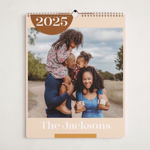 This is a chocolate photo calendars by Catherine Culvenor called happy shapes printing on premium calendar paper in grand