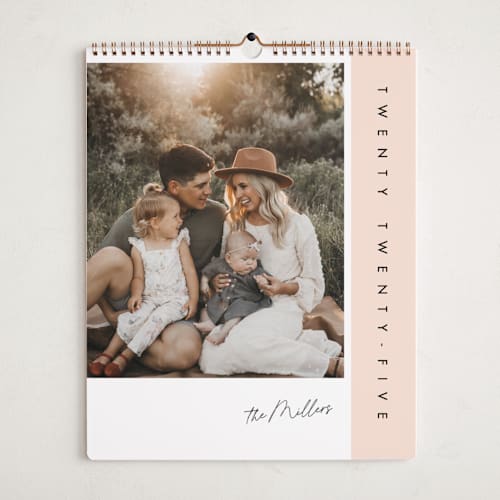 This is a blush photo calendars by Amy Payne called one note per day journal printing on premium calendar paper in grand