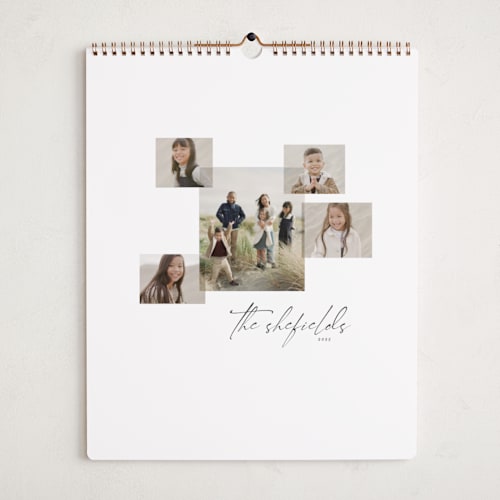 This is a snow photo calendars by Lori Wemple called multilayer printing on premium calendar paper in grand