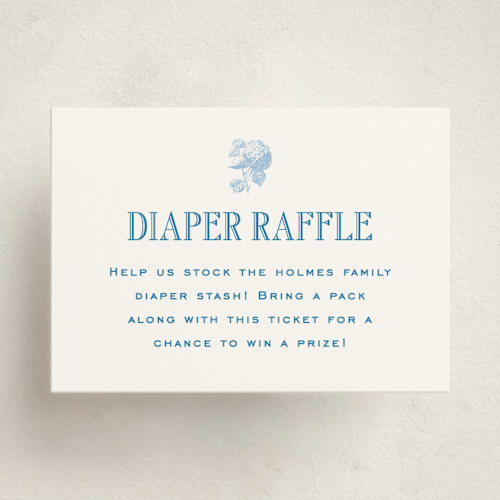 This is a sky baby shower insert cards with standard by Megan Davis called cheseapeake printing on signature in standard