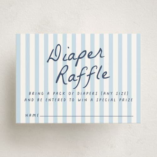 This is a ocean baby shower insert cards with standard by Itsy Belle Studio called coastal baby printing on signature in standard