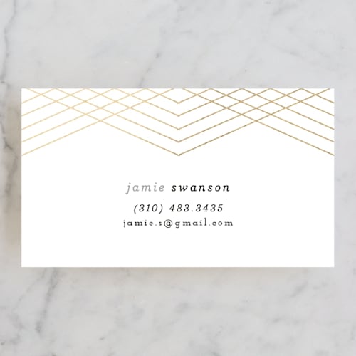 This is a champagne business cards by chocomocacino called galette printing on signature in standard