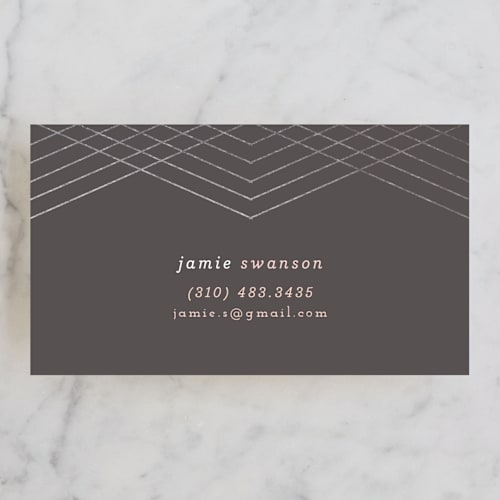 This is a mocha business cards by chocomocacino called galette printing on signature in standard