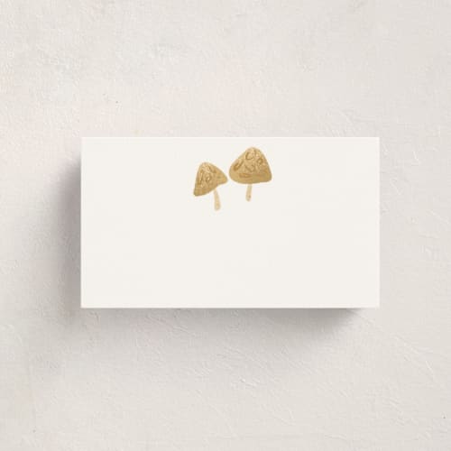 This is a garden blank hosting stationery with standard by Grae called garden eggs printing on signature in placecard