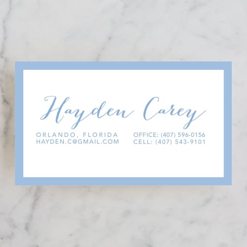 This is a sky business cards by LollieJ called chrysanthemum flourish printing on signature in standard