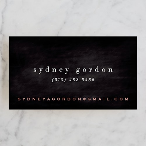 This is a chalkboard business cards by chocomocacino called agnolotti printing on signature in standard