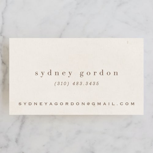 This is a kraft business cards by chocomocacino called agnolotti printing on signature in standard