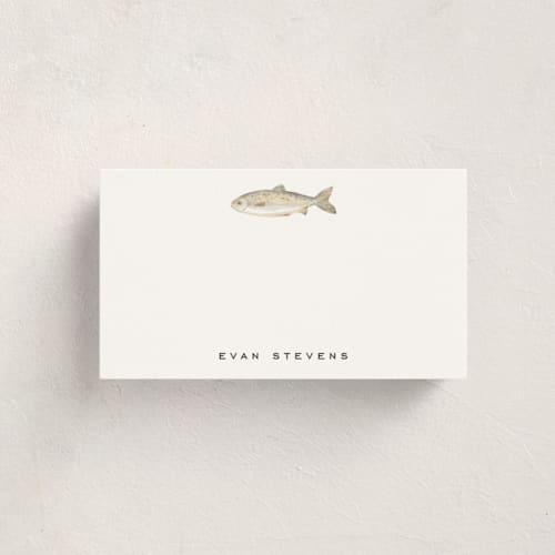 This is a fog small cards with standard by Petra Kern called fish (add-on) printing on signature in 4.25x5.5
