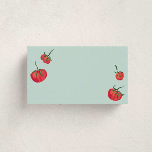 This is a sky small cards with standard by Jackie Crawford called petit pomodoro printing on signature in 4.25x5.5
