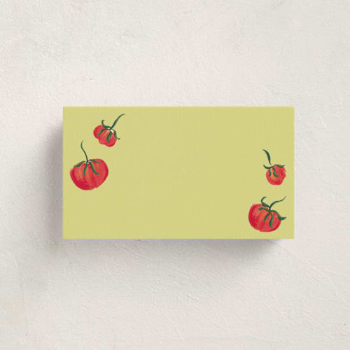 This is a sunshine small cards with standard by Jackie Crawford called petit pomodoro printing on signature in 4.25x5.5
