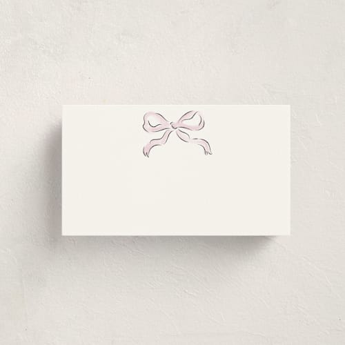 This is a petal small cards with standard by Helena Vitto called bow printing on signature in 4.25x5.5