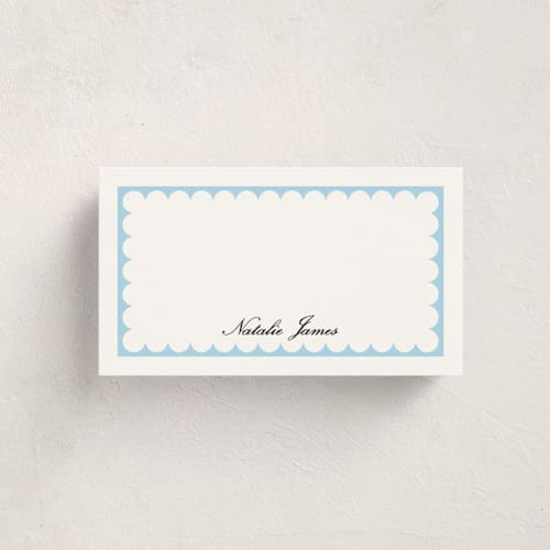 This is a sky small cards with standard by Catherine Culvenor called sweetly scalloped printing on signature in 4.25x5.5