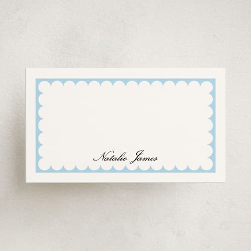This is a sky small cards with standard by Catherine Culvenor called sweetly scalloped printing on signature in 4.25x5.5