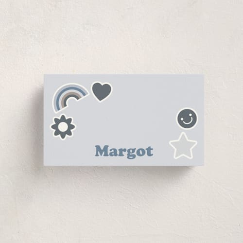 This is a sky small cards with standard by Hudson meet Rose called scout badges printing on signature in 4.25x5.5