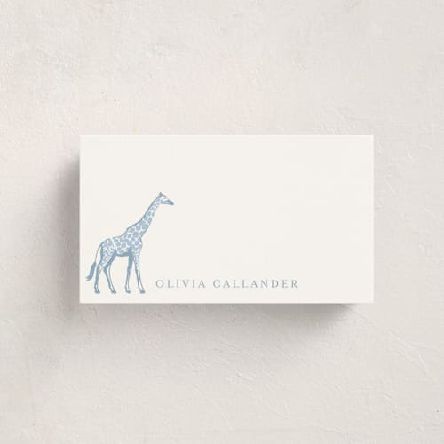 This is a lagoon small cards with standard by Jenna Holcomb called safari printing on signature in 4.25x5.5