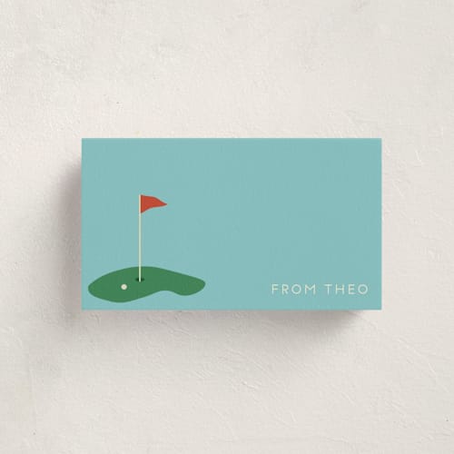 This is a sky small cards with standard by Ellen Schlegelmilch called tee-rific printing on signature in 4.25x5.5