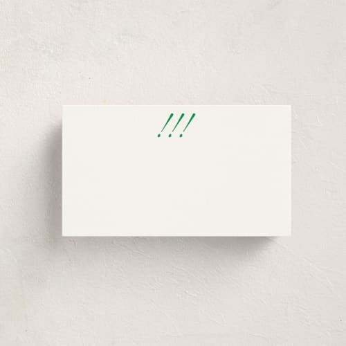 This is a shamrock small cards with standard by Morgan Kendall called vintage hotel printing on signature in 4.25x5.5