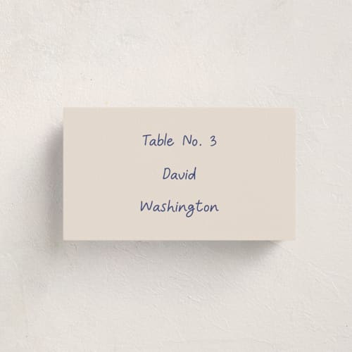 This is a capri party place cards with standard by Julia Starr called buon appetito! printing on signature in placecard