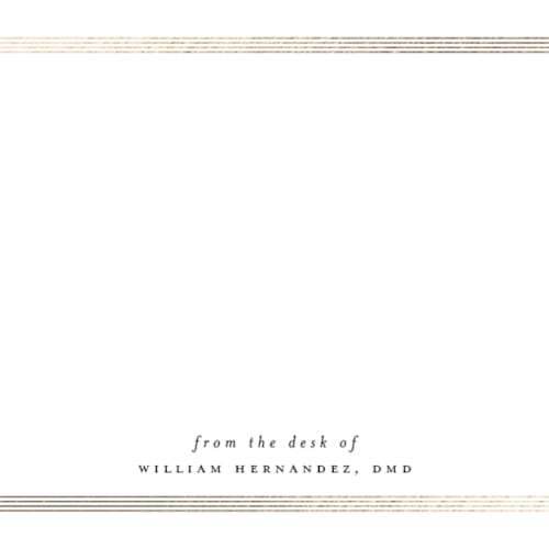 This is a sugar foil stamped stationery with foil pressed by Kristel called for professional printing on signature in 4.25x5.5