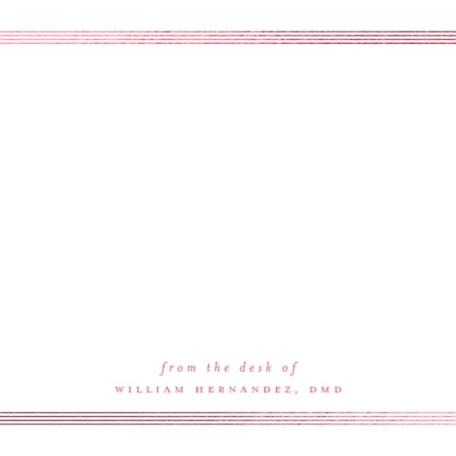 This is a azalea foil stamped stationery with foil pressed by Kristel called for professional printing on signature in 4.25x5.5