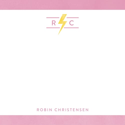 This is a candy kids thank you cards notes with standard by Shirley Lin Schneider called lightning monogram printing on signature in standard