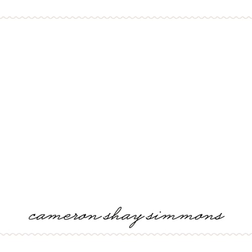 This is a sand kids thank you cards notes with standard by Kristie Kern called classic post printing on signature in standard