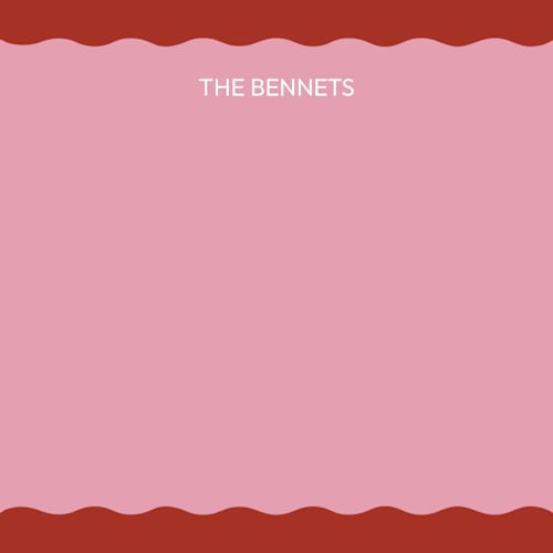 This is a raspberry personalized stationery thank you cards with standard by Helena Vitto called color wave printing on signature in 4.25x5.5