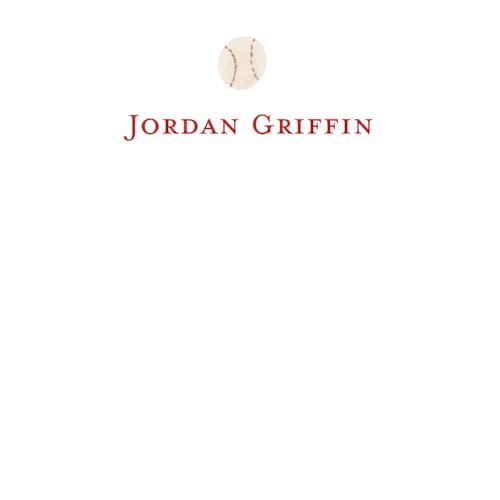 This is a ice personalized stationery thank you cards with standard by Teju Reval called sportsy baseball printing on signature in 4.25x5.5