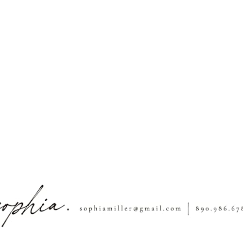 This is a noir personalized stationery thank you cards with standard by Ana de Sousa called minimalist note printing on signature in 4.25x5.5