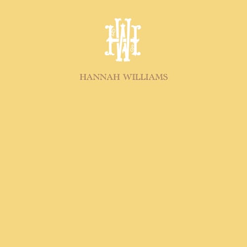 This is a butter personalized stationery thank you cards with standard by Jenna Holcomb called butter printing on signature in 4.25x5.5