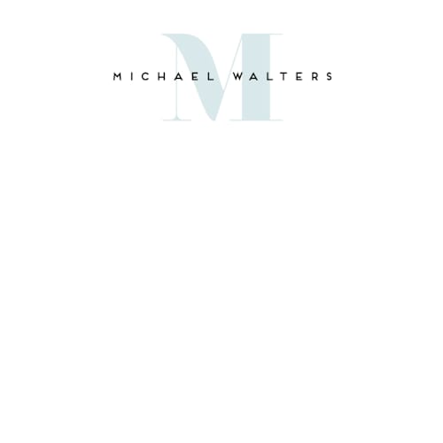 This is a marine personalized stationery thank you cards with standard by Creo Study called strong initial printing on signature in 4.25x5.5