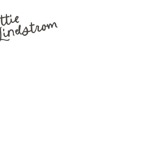 This is a ink personalized stationery thank you cards with standard by Megan Davis called settie printing on signature in 4.25x5.5