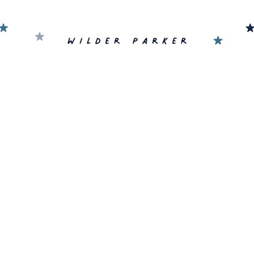 This is a night time personalized stationery thank you cards with standard by Stacey Meacham called my stars printing on signature in 4.25x5.5