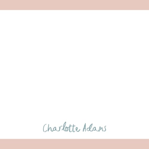 This is a cotton candy personalized stationery thank you cards with standard by Ani Somi called crayon writing printing on signature in 4.25x5.5