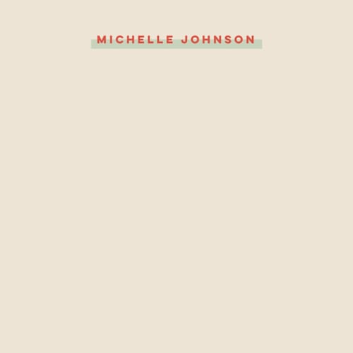 This is a mint personalized stationery thank you cards with standard by elithing called highlight printing on signature in 4.25x5.5