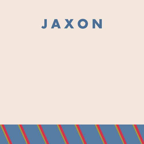 This is a blue jay personalized stationery thank you cards with standard by AK Graphics called classic prep printing on signature in 4.25x5.5