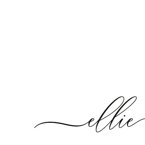 This is a noir personalized stationery thank you cards with standard by Lori Wemple called pretty script printing on signature in 4.25x5.5