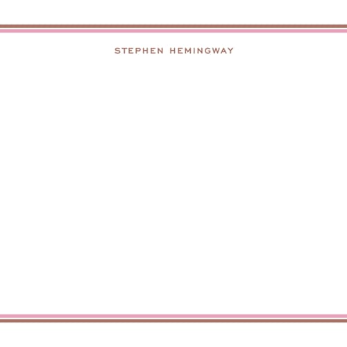 This is a peony personalized stationery thank you cards with standard by Megan Davis called boulevard printing on signature in 4.25x5.5