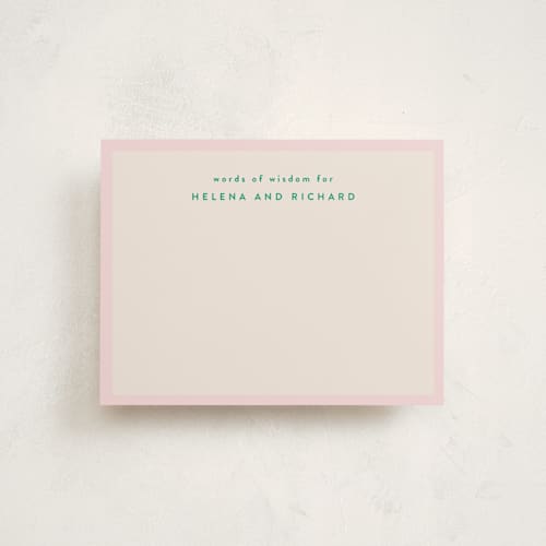 This is a peony baby shower insert cards with standard by Olivia Raufman called preppy confetti printing on signature in standard