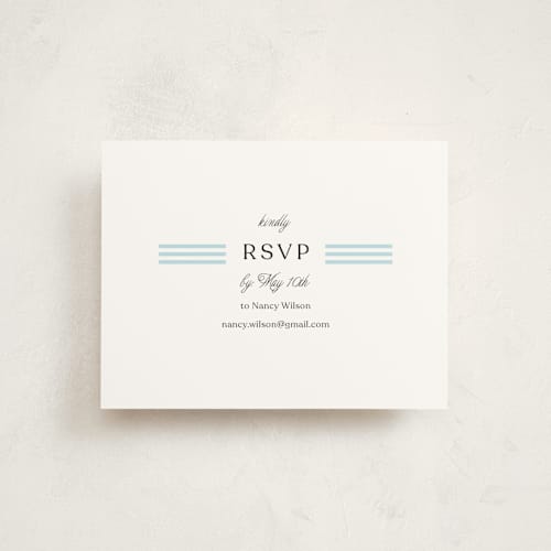 This is a brunerra reception cards with standard by Casey Miller called the grand entrance printing on signature in standard