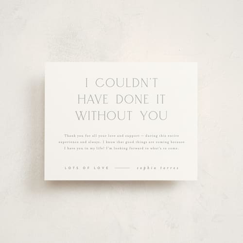 This is a cloud graduation insert cards with standard by JoAnn Jinks called elegant name printing on signature in standard