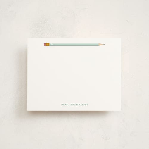 This is a mint kids thank you cards notes with standard by Baumbirdy called number 1 printing on signature in standard