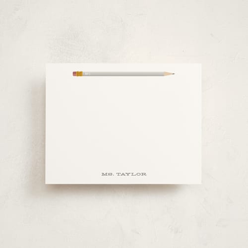 This is a gravel kids thank you cards notes with standard by Baumbirdy called number 1 printing on signature in standard