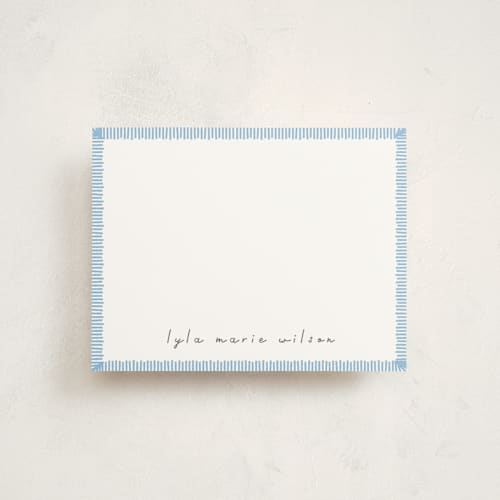 This is a sky kids thank you cards notes with standard by letterfix called coastal printing on signature in standard