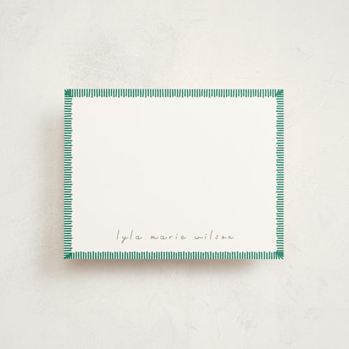 This is a seaweed kids thank you cards notes with standard by letterfix called coastal printing on signature in standard