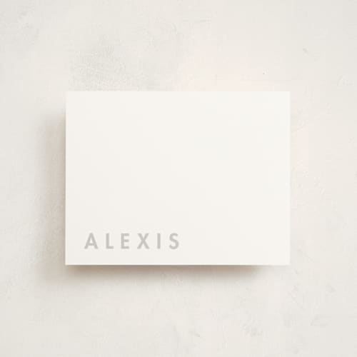 This is a aluminum kids thank you cards notes with standard by Susan Brown called simply baby printing on signature in standard